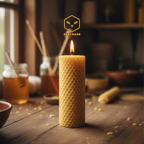 تولید شمع های طبیعی و بدون دود با موم عسل